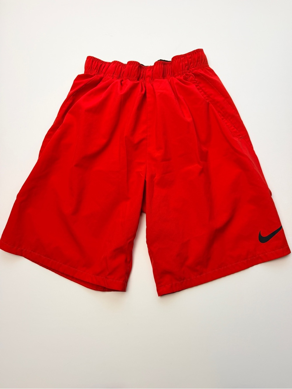 Nike Dri-FIT Red Athletic Shorts Men’s Small S Swoosh Logo Basketball Training